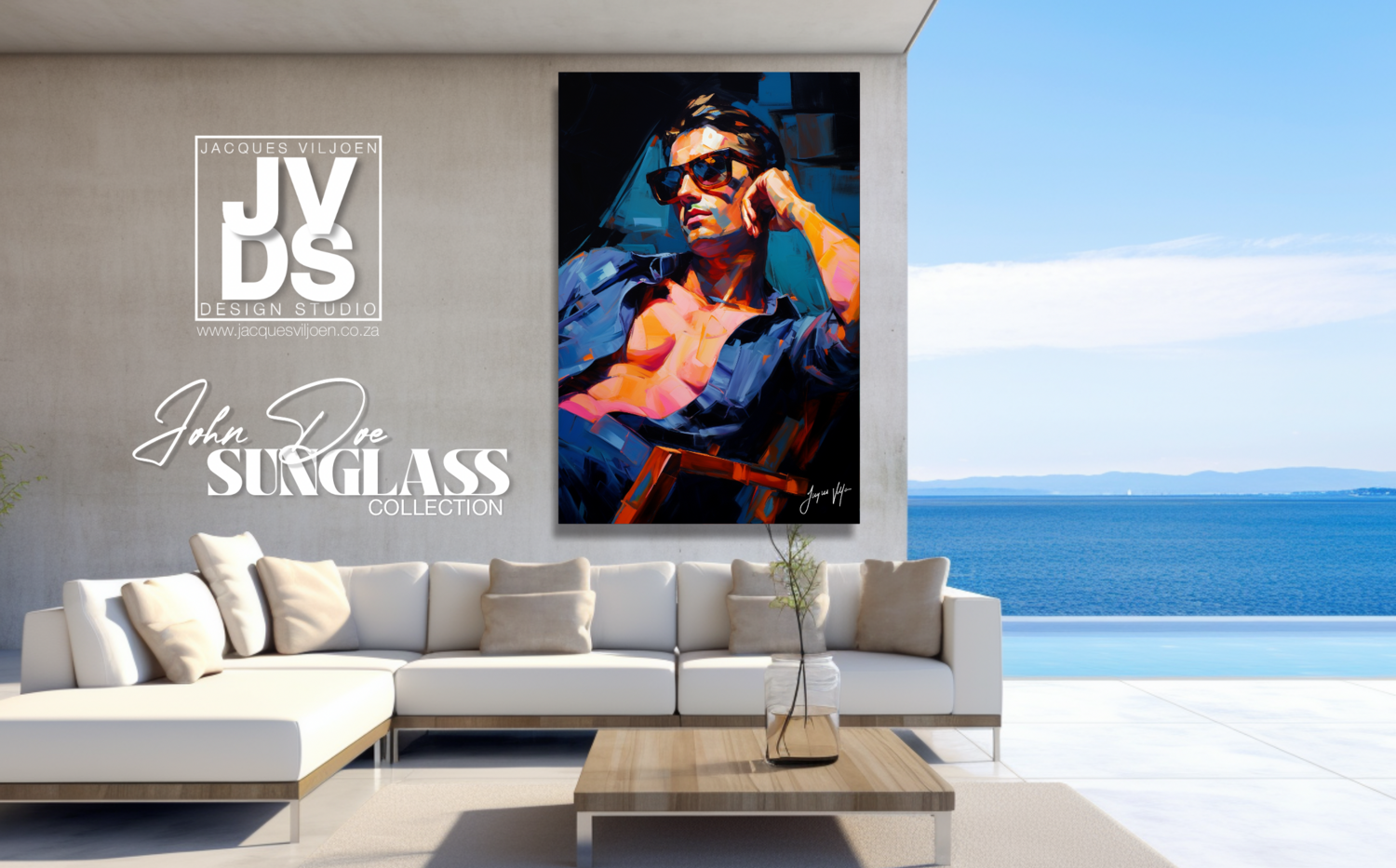 John Doe Sunglass Canvas Collection - A Fashionable abstract canvas design.