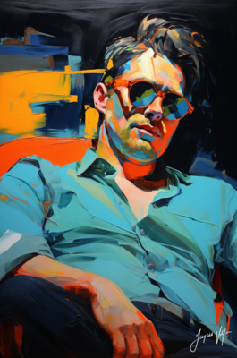 John Doe Sunglass Canvas Collection - A Fashionable abstract canvas design.