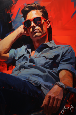 John Doe Sunglass Canvas Collection - A Fashionable abstract canvas design.