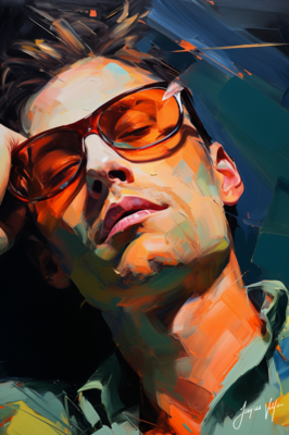 John Doe Sunglass Canvas Collection - A Fashionable abstract canvas design.