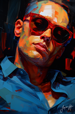 John Doe Sunglass Canvas Collection - A Fashionable abstract canvas design.