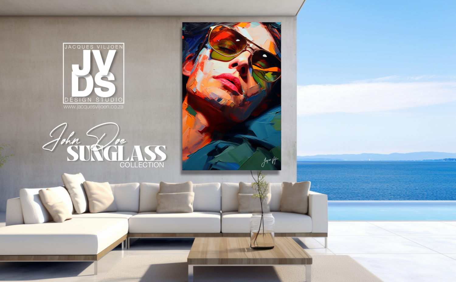 John Doe Sunglass Canvas Collection - A Fashionable abstract canvas design.
