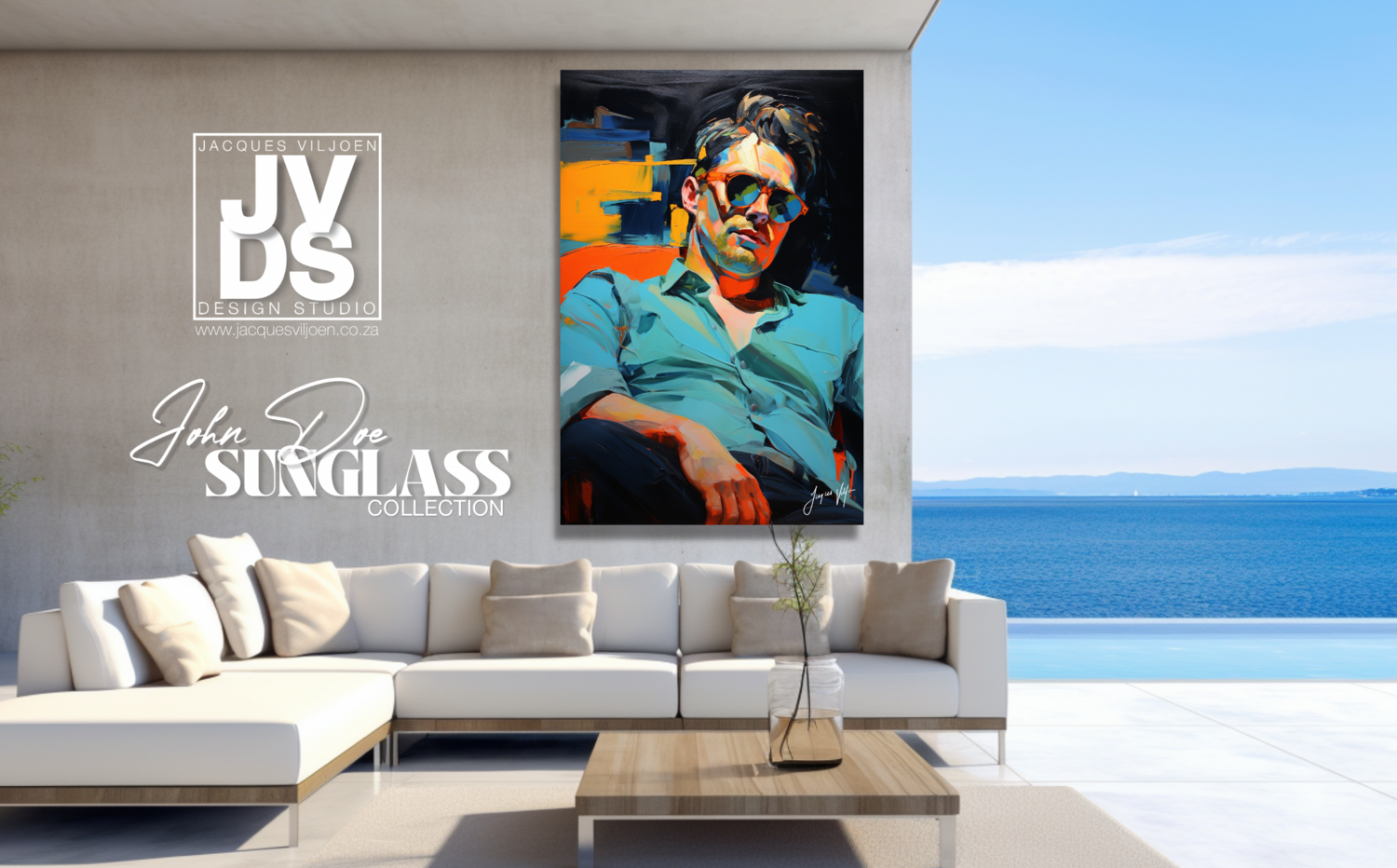 John Doe Sunglass Canvas Collection - A Fashionable abstract canvas design.