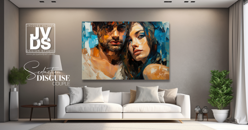 Seduction Disguise - A Hidden Passion Canvas Design
