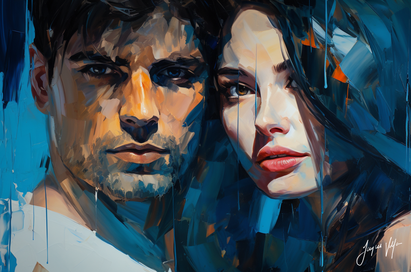 Seduction Disguise - A Hidden Passion Canvas Design