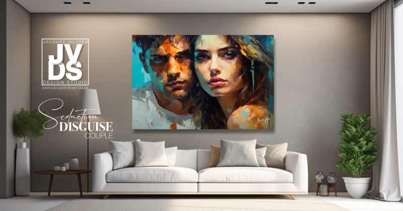 Seduction Disguise - A Hidden Passion Canvas Design