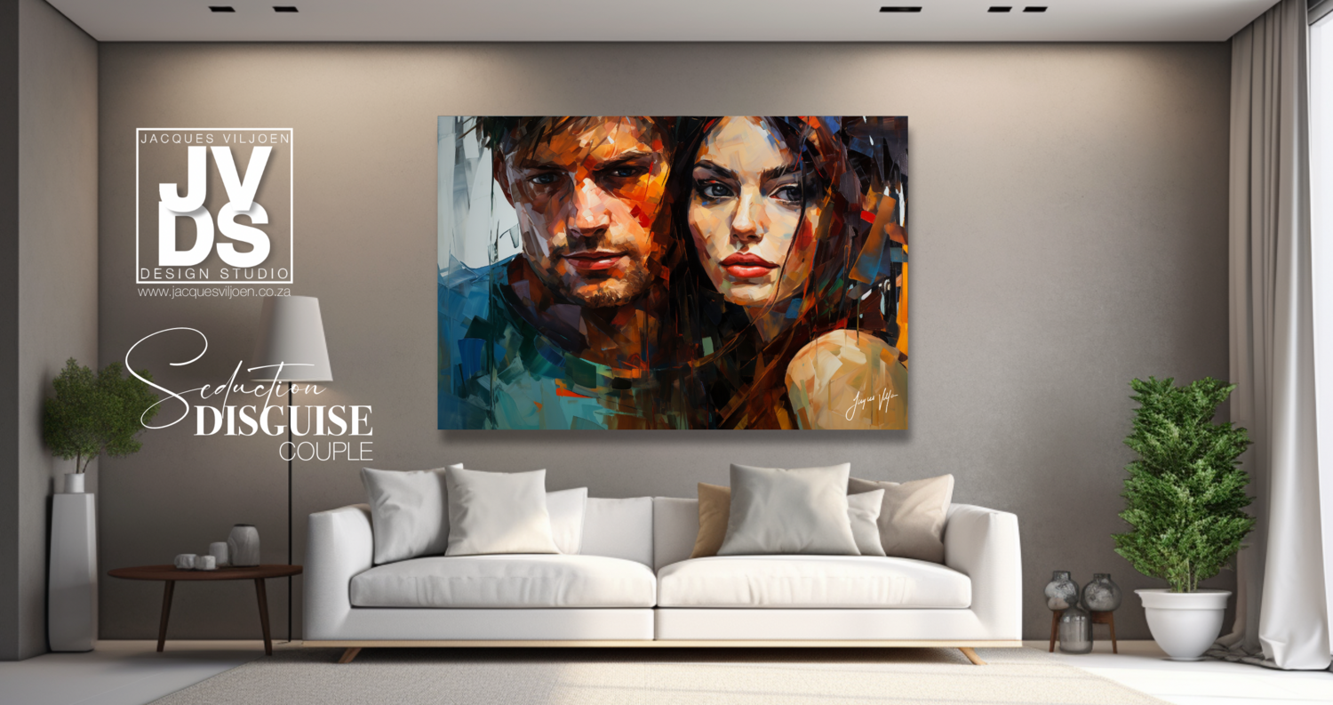 Seduction Disguise - A Hidden Passion Canvas Design