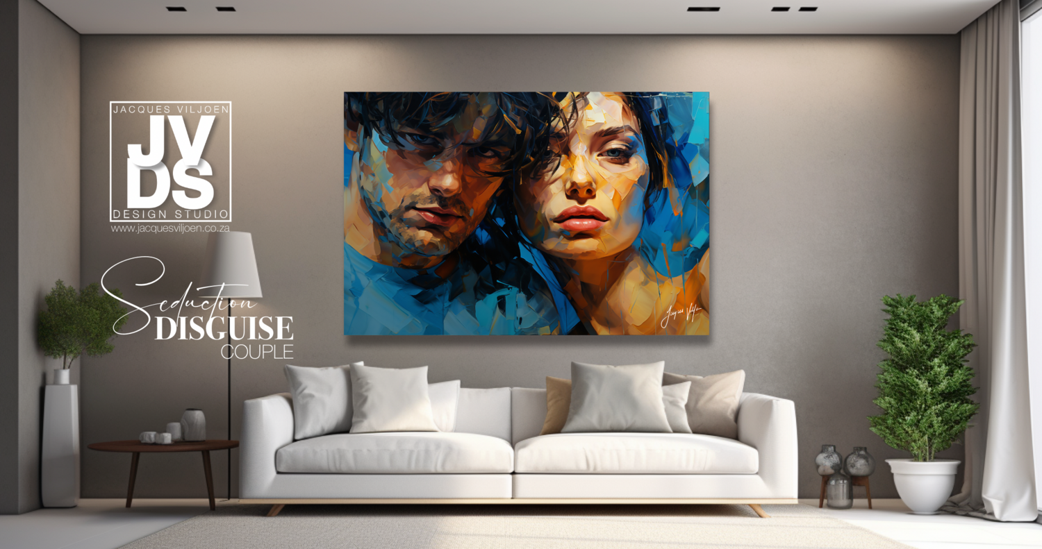 Seduction Disguise - A Hidden Passion Canvas Design