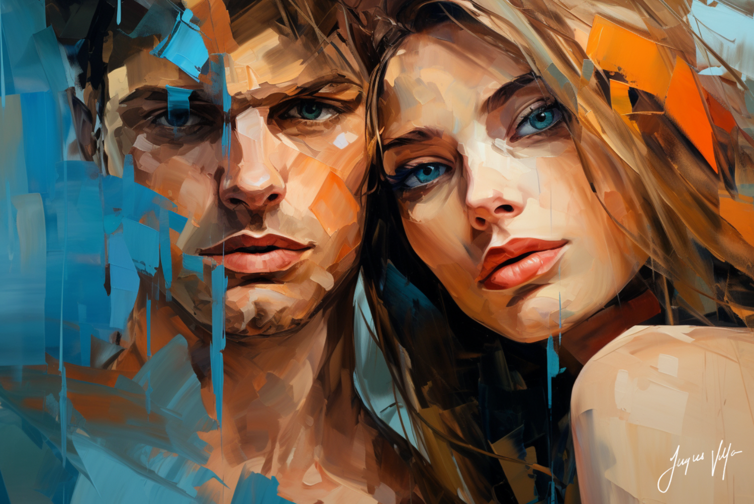 Seduction Disguise - A Hidden Passion Canvas Design