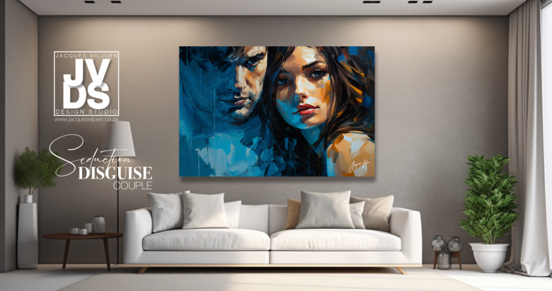 Seduction Disguise - A Hidden Passion Canvas Design
