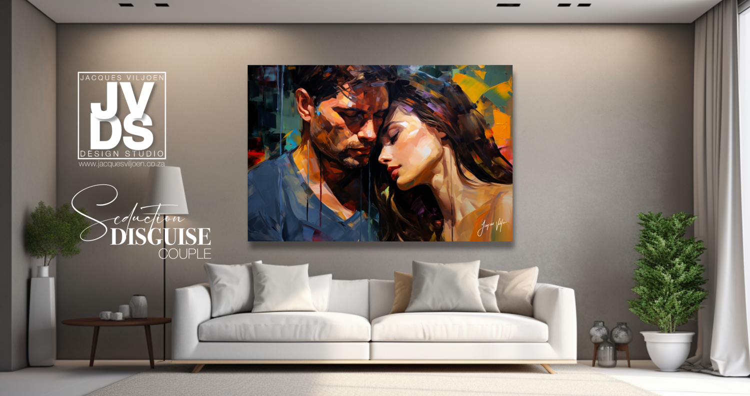 Seduction Disguise - A Hidden Passion Canvas Design