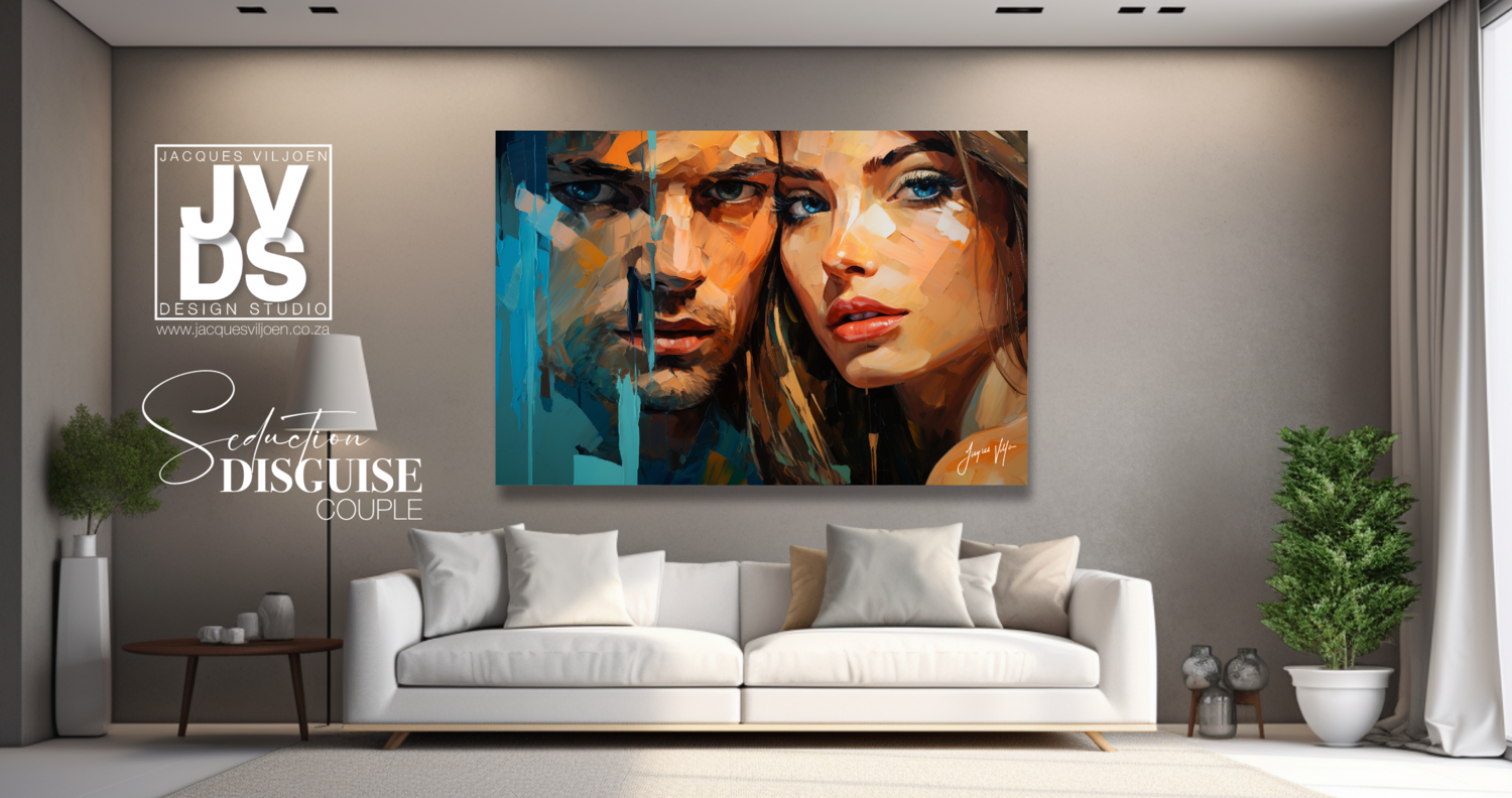 Seduction Disguise - A Hidden Passion Canvas Design