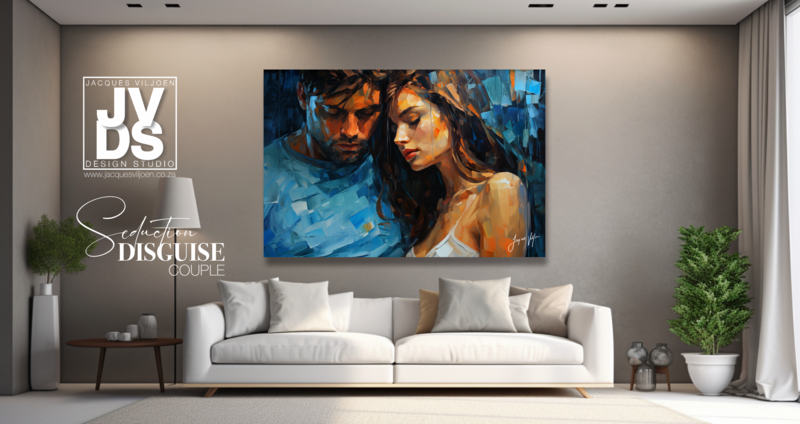 Seduction Disguise - A Hidden Passion Canvas Design
