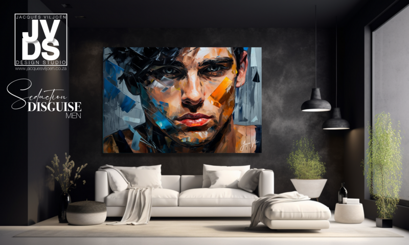 Seduction Disguise - Abstract Men Canvas Design