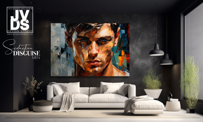 Seduction Disguise - Abstract Men Canvas Design