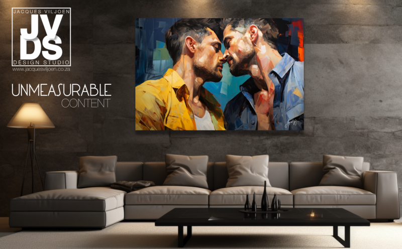 UNMEASURABLE CONTENT ABSTRACT CANVAS DESIGN