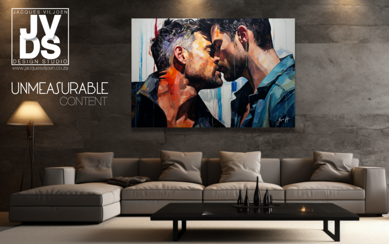 UNMEASURABLE CONTENT ABSTRACT CANVAS DESIGN