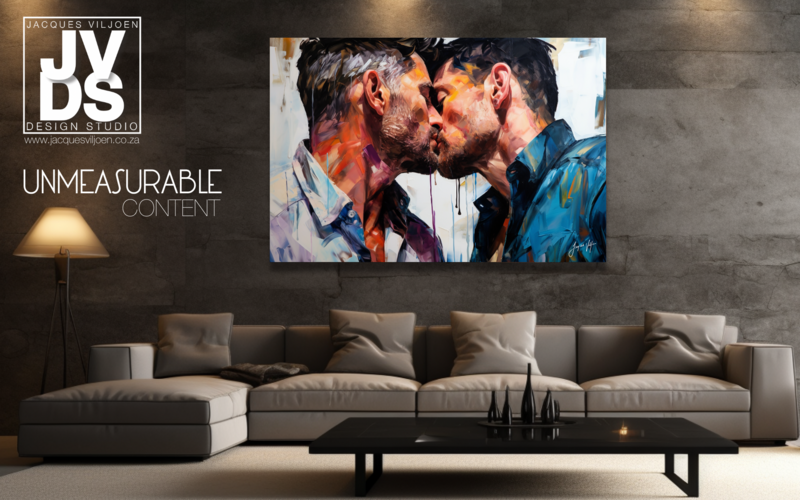 UNMEASURABLE CONTENT ABSTRACT CANVAS DESIGN