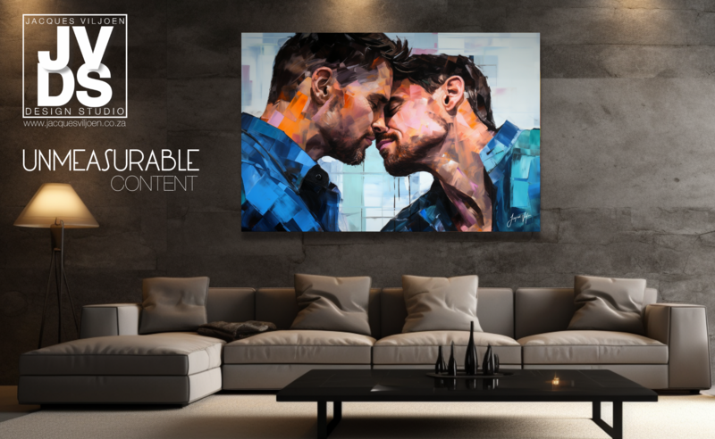 UNMEASURABLE CONTENT ABSTRACT CANVAS DESIGN
