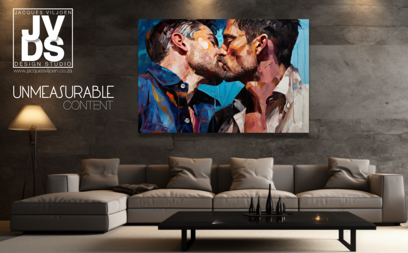 UNMEASURABLE CONTENT ABSTRACT CANVAS DESIGN
