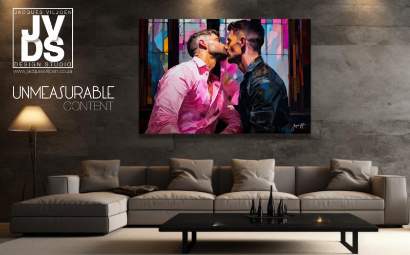UNMEASURABLE CONTENT ABSTRACT CANVAS DESIGN