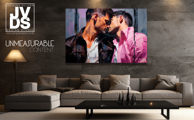 UNMEASURABLE CONTENT ABSTRACT CANVAS DESIGN