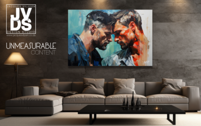 UNMEASURABLE CONTENT ABSTRACT CANVAS DESIGN