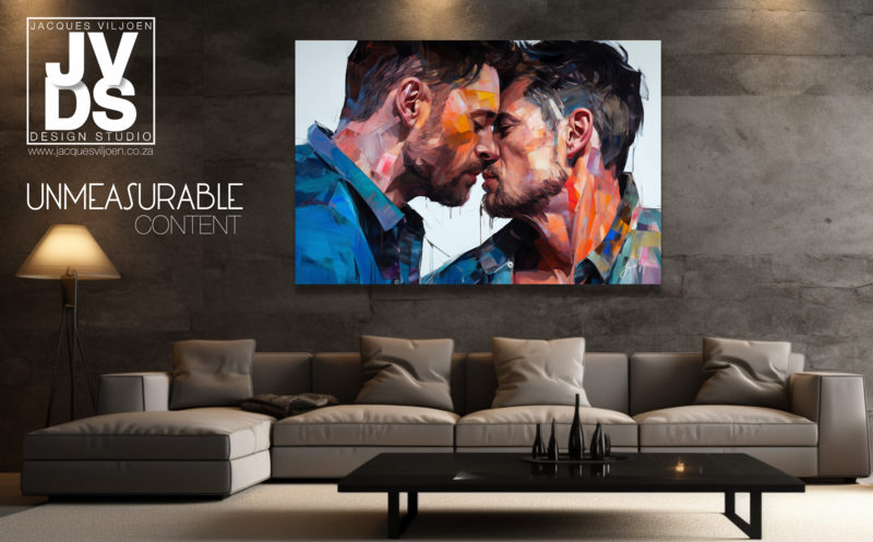 UNMEASURABLE CONTENT ABSTRACT CANVAS DESIGN