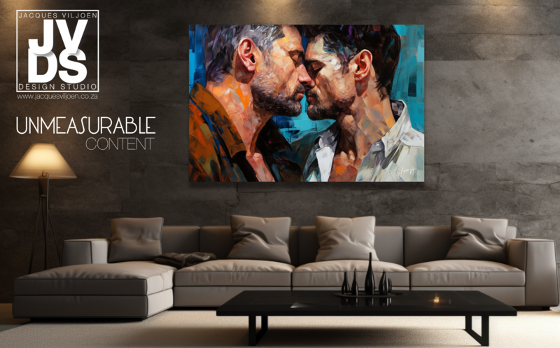 UNMEASURABLE CONTENT ABSTRACT CANVAS DESIGN