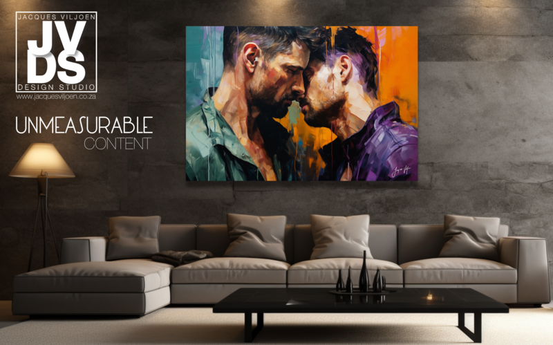 UNMEASURABLE CONTENT ABSTRACT CANVAS DESIGN