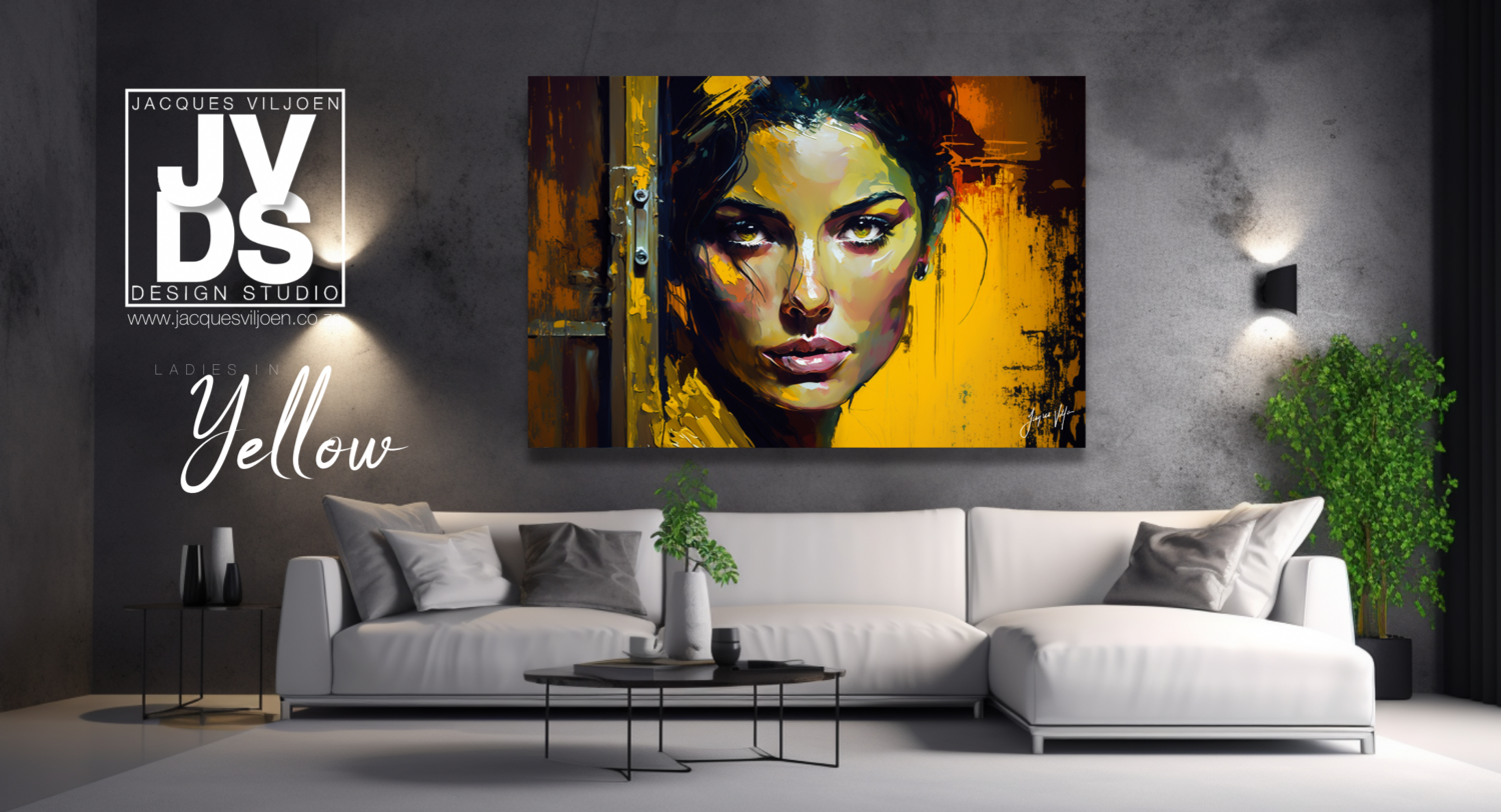 Abstract Realism - Girl in Yellow