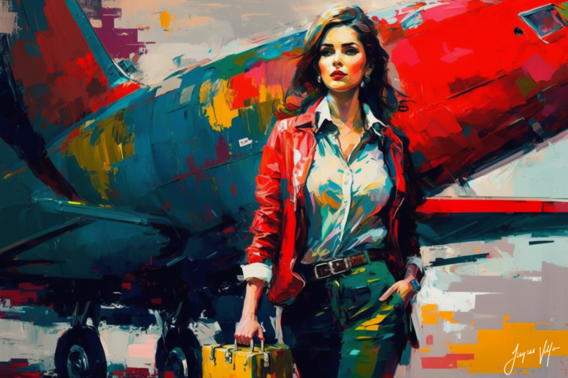 Abstract Realism - Travelling Ladies