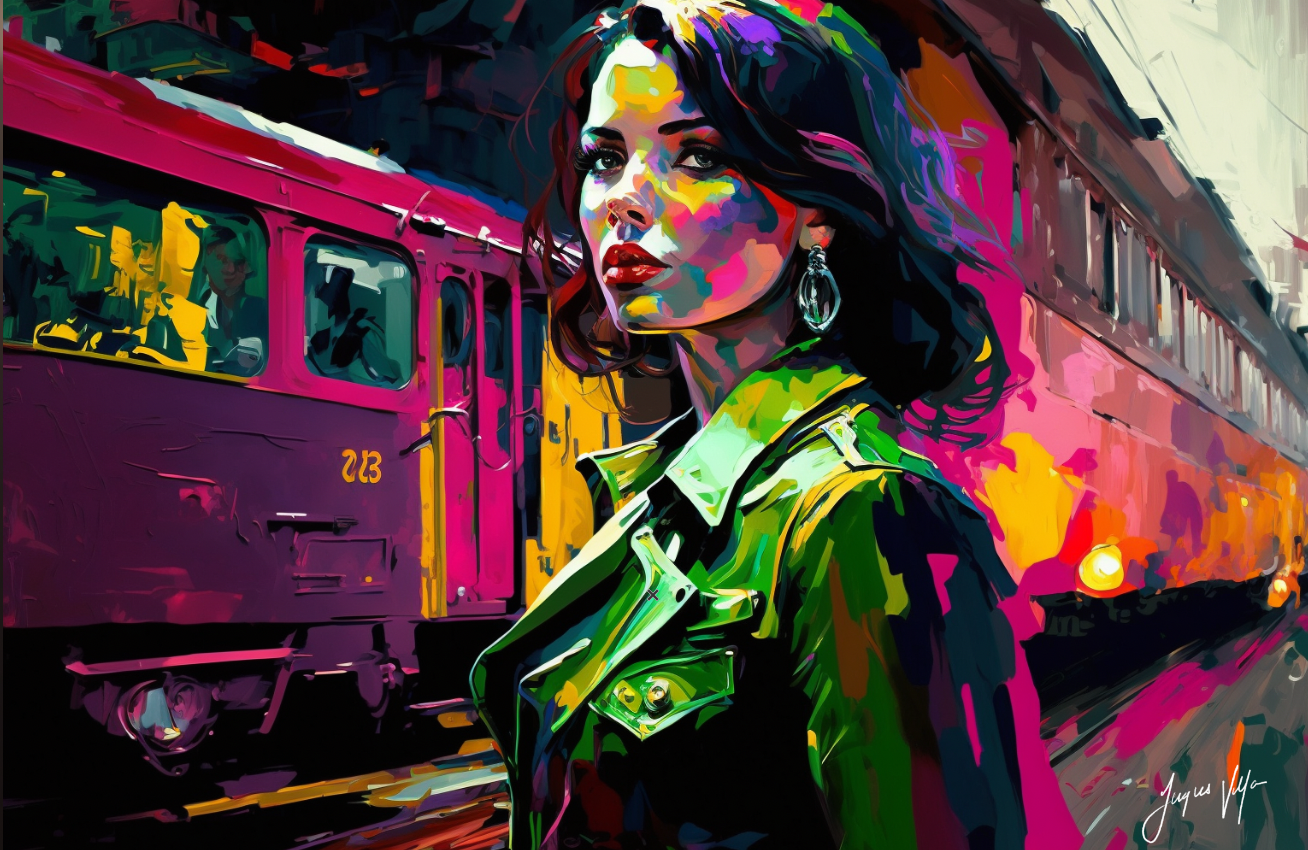 Abstract Realism - Travelling Ladies