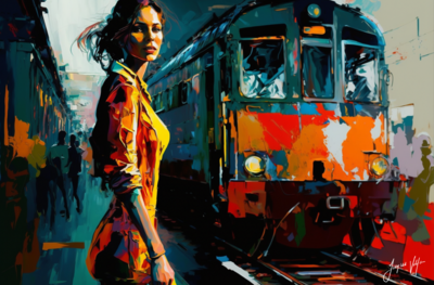 ABSTRACT REALISTIC - TRAVELLING LADIES