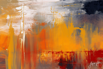 Liminal Spaces Abstract Art Canvas Print
