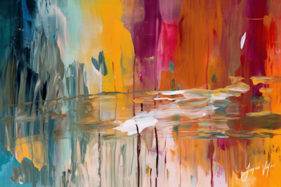 Liminal Spaces Abstract Art Canvas Print