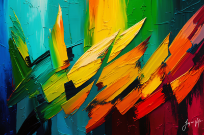 Compartmentalize Abstract Canvas Wall Art Design 