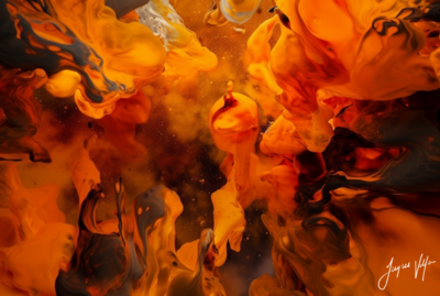 Volcanic Eruption - Lava Canvas Design