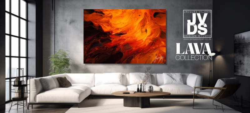 Volcanic Eruption - Lava Canvas Design