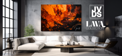 Volcanic Eruption - Lava Canvas Design