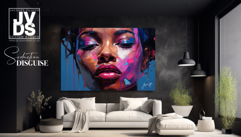 African Seduction Disguise - Abstract African Canvas Design