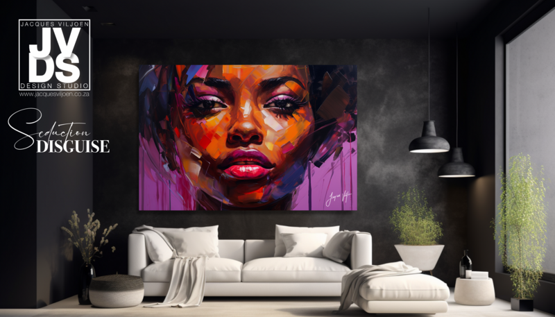 African Seduction Disguise - Abstract African Canvas Design