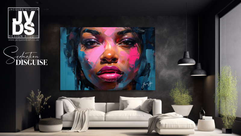 African Seduction Disguise - Abstract African Canvas Design