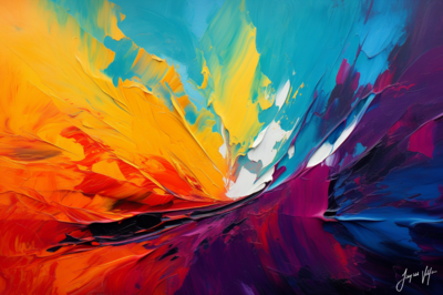 Pastel Impressions: Abstract Canvas Art Collection | Soft &amp; Bold Contrast Designs