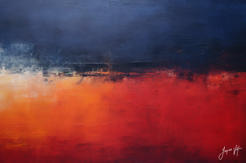 Mark Rothko Inspired Abstract Expressionist Canvas Print - The Rothko Carbon Collection