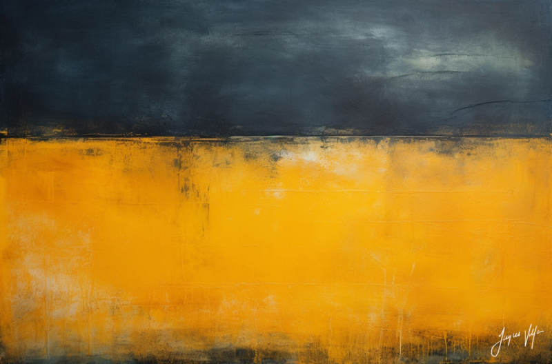 Mark Rothko Inspired Abstract Expressionist Canvas Print - The Rothko Carbon Collection