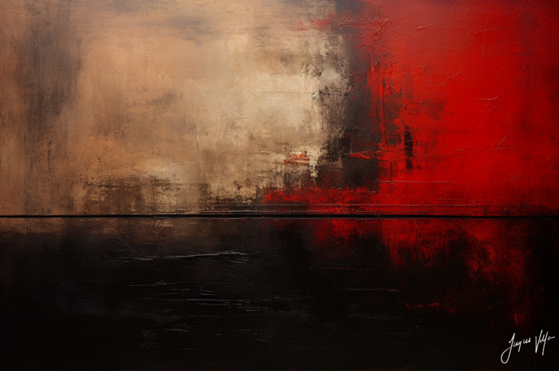 Mark Rothko Inspired Abstract Expressionist Canvas Print - The Rothko Carbon Collection