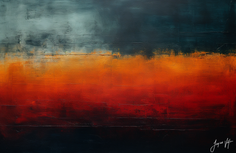 Mark Rothko Inspired Abstract Expressionist Canvas Print - The Rothko Carbon Collection