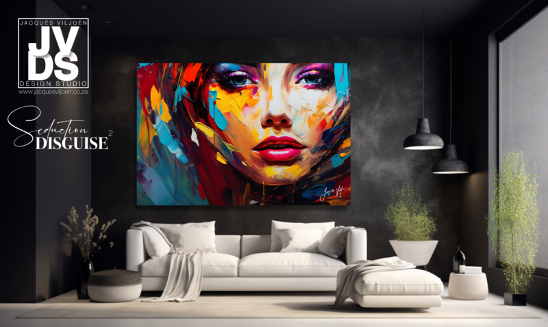 Seduction Disguise 2 - Abstract Woman Canvas Design