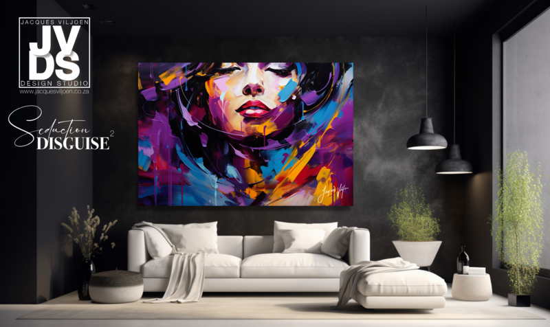 Seduction Disguise 2 - Abstract Woman Canvas Design